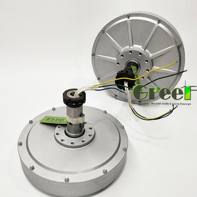 Générateur d'aimants permanents à flux axial sans noyau 3 phases Génération d'électricité avec 3 ans de garantie 3