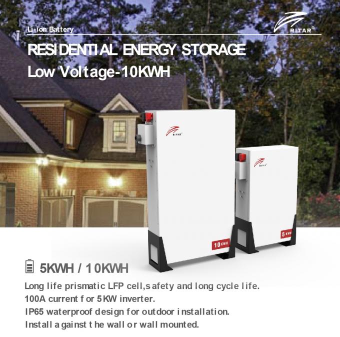 Batterie au lithium basse tension 60-280AH 48v 200ah pour le stockage d'énergie domestique des systèmes solaires et hybrides 6