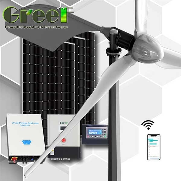 1KW 2KW sur la turbine de vent horizontale d'axe d'énergie de grille pour /Farm à la maison