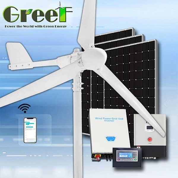 Circuit de génération de turbine de vent de 2KW Mini On Grid Hybrid Solar pour la Chambre