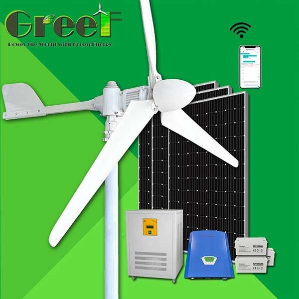 1KW 2KW sur la turbine de vent horizontale d'axe d'énergie de grille pour /Farm à la maison
