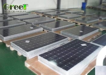 48-240V Voltage de sortie Système solaire avec fiabilité de la batterie en gel