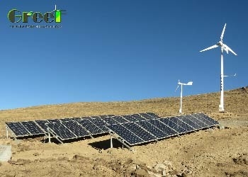 -grille/hybride de turbine de vent de panneau solaire pour le générateur à la maison 5kw 10kw