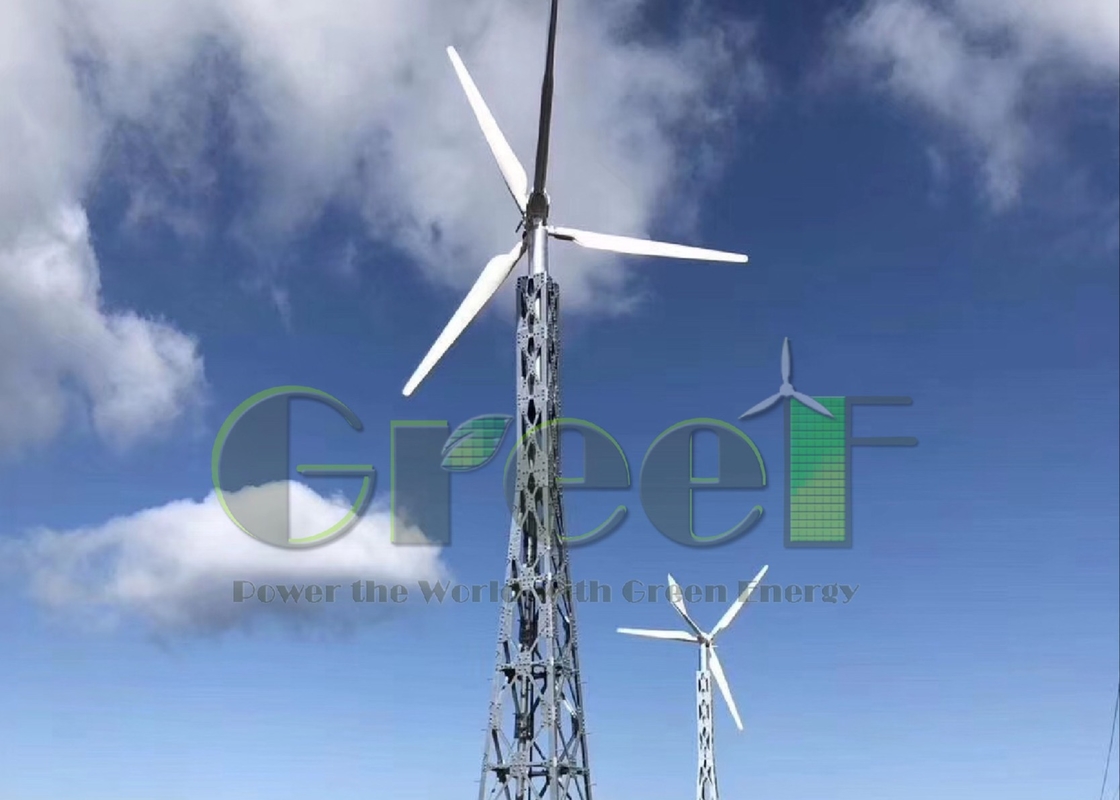 Méthode d'arrêt automatique par freinage pour éolienne horizontale avec pales en PRF et puissance nominale de 5 à 30 kW