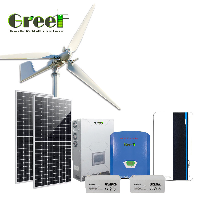 Fréquence de sortie 50Hz/60Hz Système solaire hors réseau avec batterie au lithium-ion