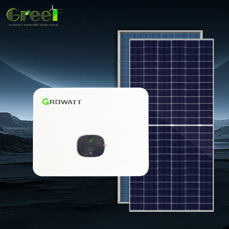 Efficacité Système de panneaux solaires monocristallins avec surveillance intelligente pour une utilisation sur le réseau