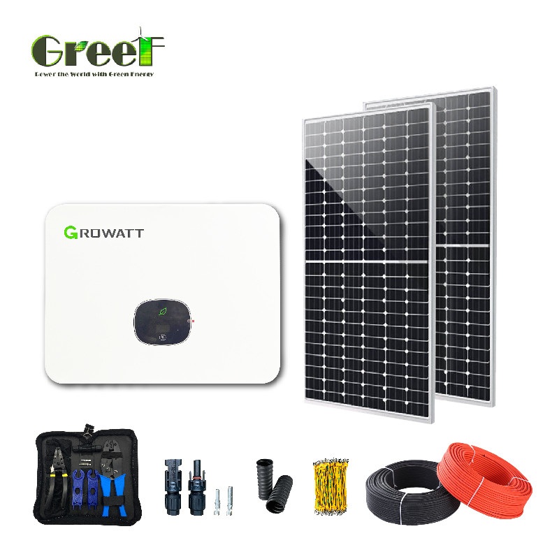 Consommation interne Moins de 5W Système de panneaux solaires reliés au réseau avec surveillance et mesure du réseau