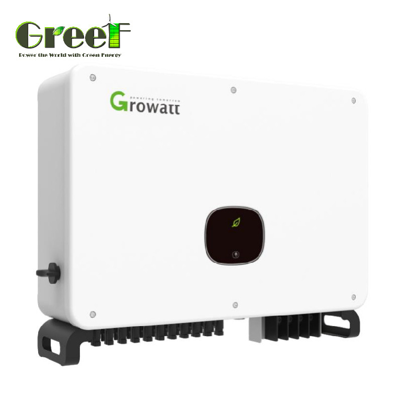Growatt On Grid Inverter solaire 6-80KW Pour le système solaire Inverter haute performance Pour l'application commerciale