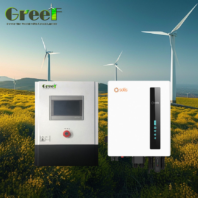 Affichage à écran tactile LCD 3kw 5kw Sur contrôleur de réseau avec charge de décharge pour les systèmes de générateurs éoliens