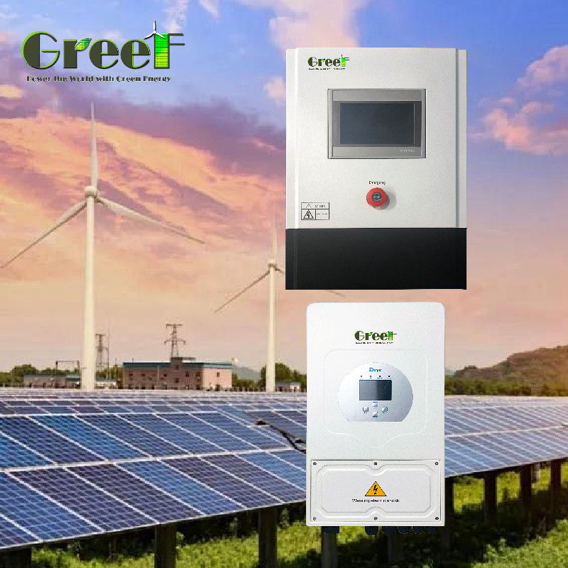Contrôleur de vent professionnel de 5 kW à 100 kW relié au réseau avec écran tactile LCD et télécommande par APP