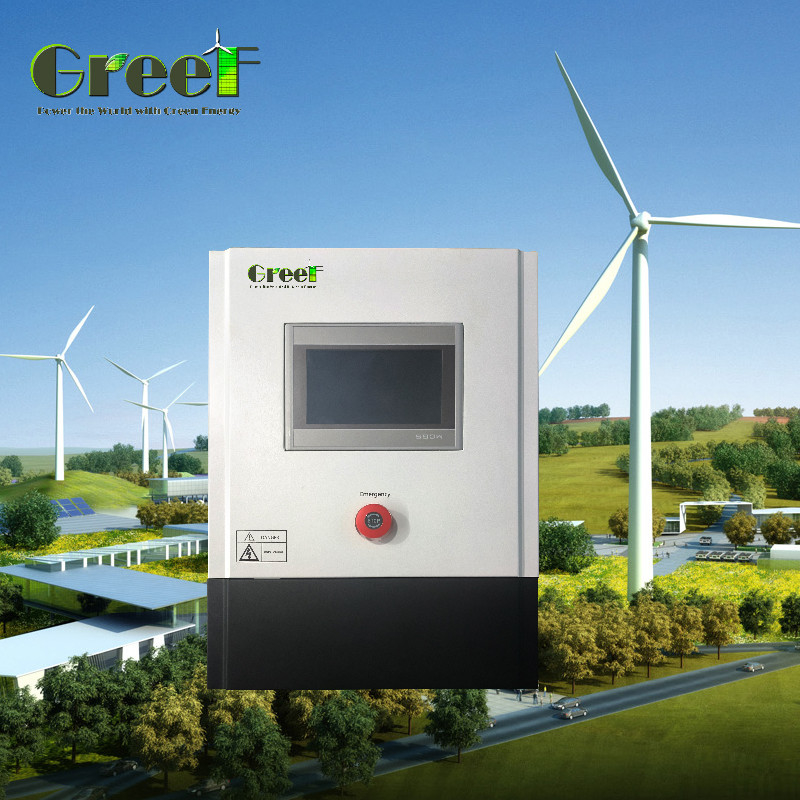 Turbine éolienne de la série GT-PCTC de 3 kW 5 kW 10 kW sur régulateur de réseau avec onduleur pour système