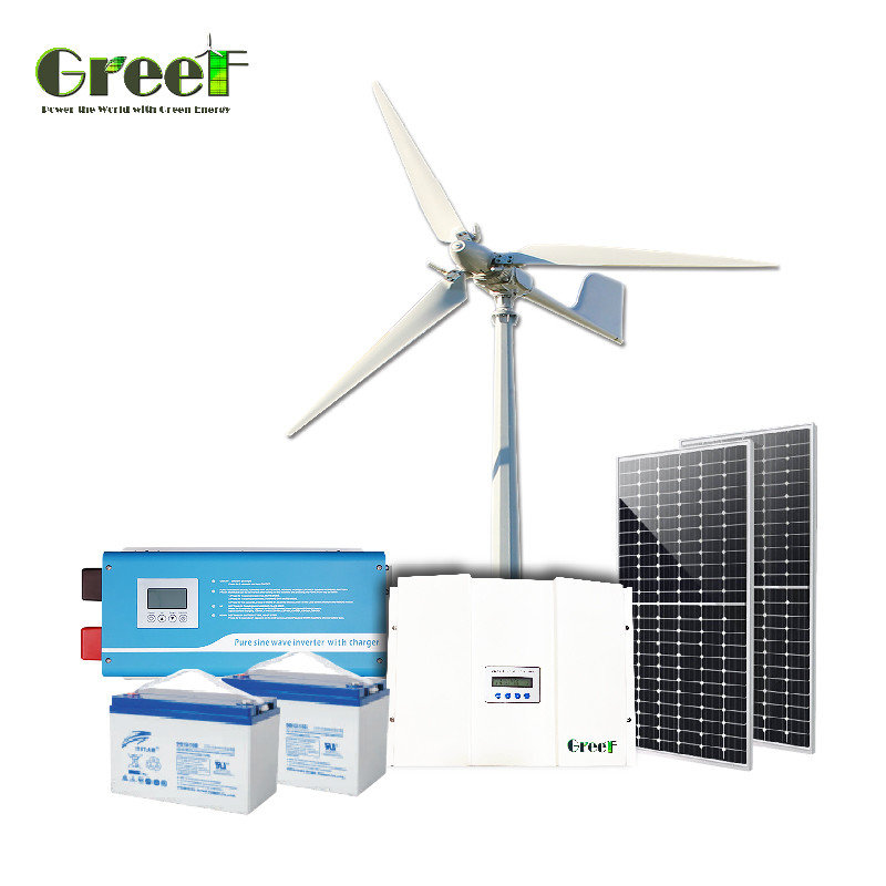 1KW-10KW Contrôle LCD hors réseau Contrôleur d'énergie éolienne Modèle GBBC avec plage de charge réglable