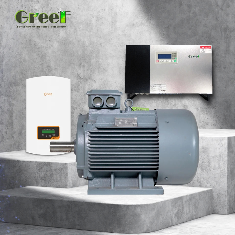 Générateur à aimant permanent de 10kW Personnalisé Tension nominale 20rpm-3000rpm Rotation nominale Usage domestique Pour éolienne Turbine hydraulique