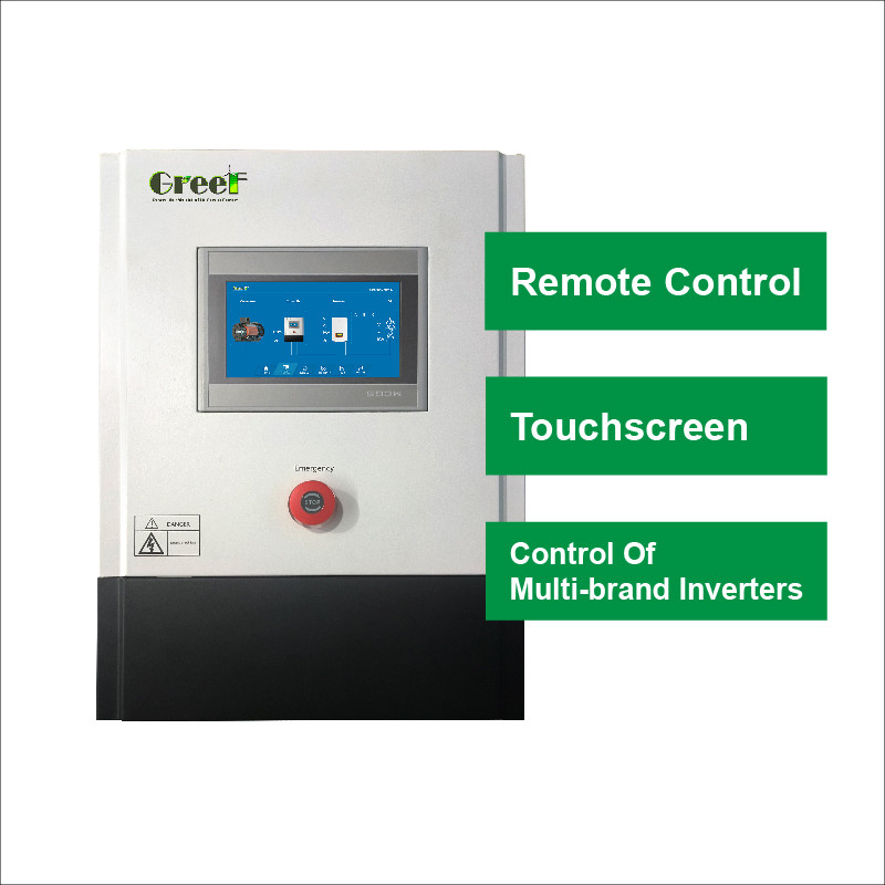 Contrôleur de turbine éolienne relié au réseau avec écran tactile LCD à fonction de protection et moniteur