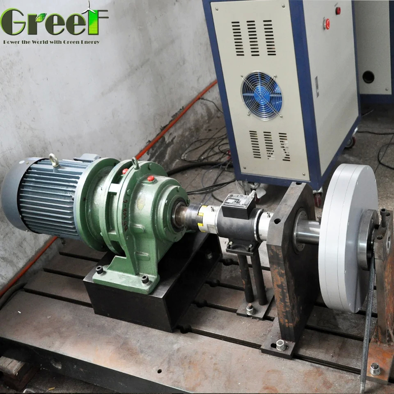 Générateur d'aimants permanents compacts sans noyau 16-20 pôles 1 N/M couple de démarrage 100-500RPM Vitesse pour l'industrie