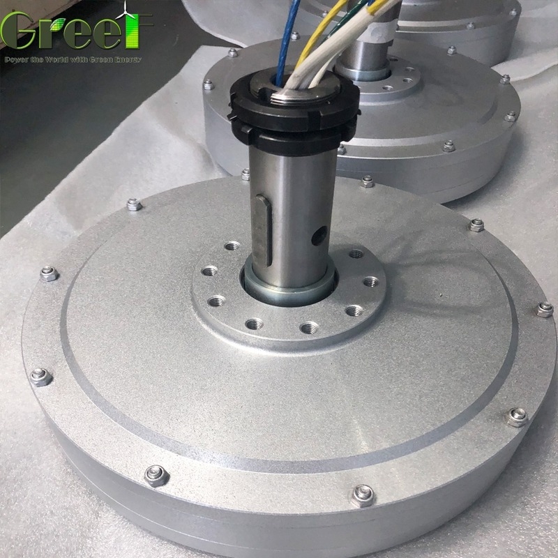5kw basse vitesse de rotation basse rotor intérieur rotor extérieur générateur d'aimants permanents alternateur pour éolienne à usage domestique