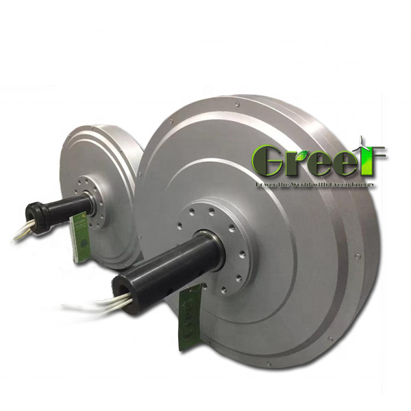 5kw basse vitesse de rotation basse rotor intérieur rotor extérieur générateur d'aimants permanents alternateur pour éolienne à usage domestique
