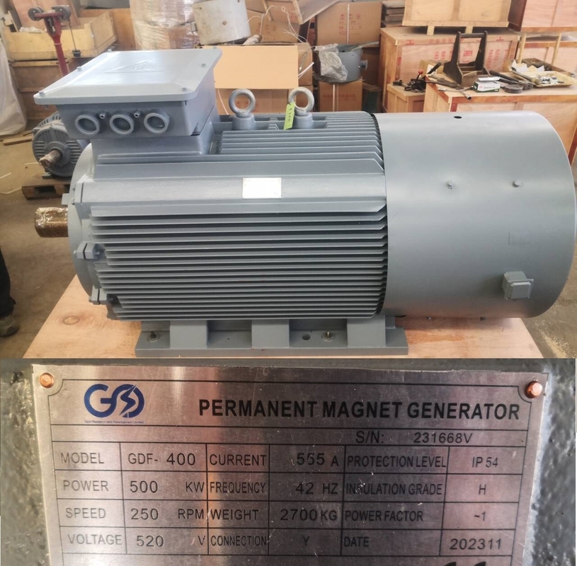 Générateur d'alternateur à aimants permanents de 415 V à 380 V pour la Malaisie, la Thaïlande et les Philippines