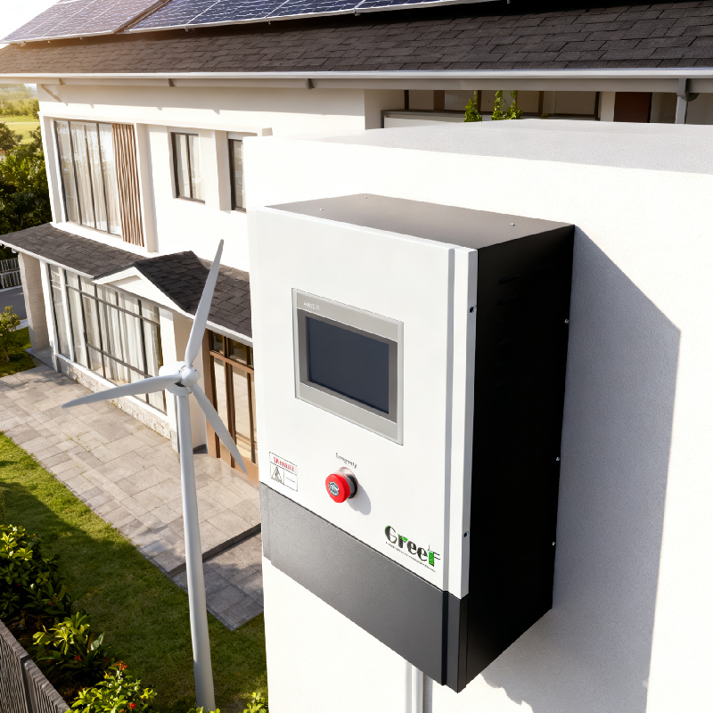 Sur régulateur de réseau avec protection extérieure IP65, systèmes de contrôle de sécurité double et système de freinage à charge de décharge en trois phases