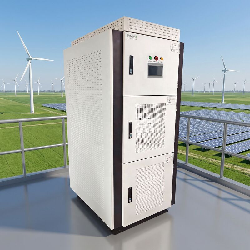 95% d'efficacité maximale sur le contrôleur de réseau avec surveillance des défauts au sol et écran tactile LCD