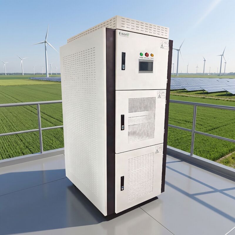 Plage de fonctionnement de tension de 150V à 550V AC, écran tactile avec surveillance des défauts de terre, adapté aux applications intelligentes, convertisseur hybride