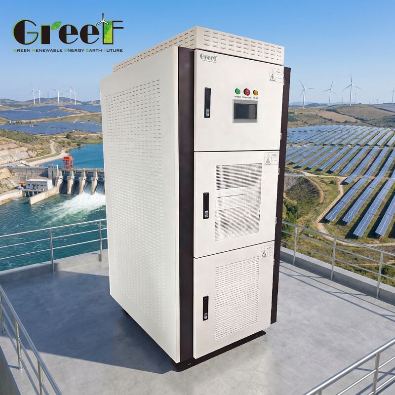 Convertisseur hybride pour générateur avec indice de protection IP20, efficacité maximale de 95 % et écran tactile LCD