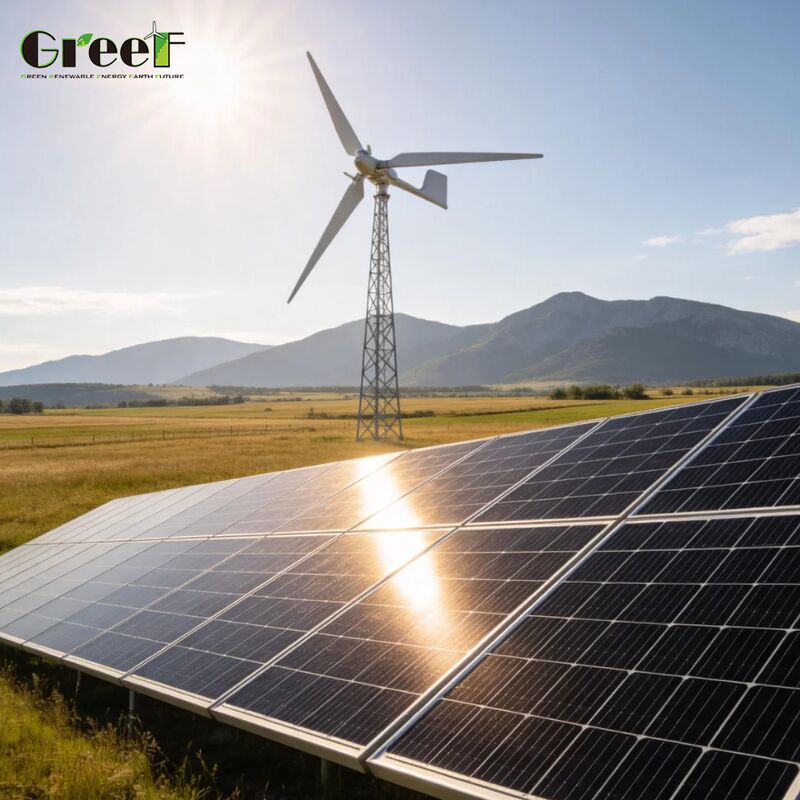 Système solaire hybride commercial avec contrôleur MPPT, interfaces RS485/CAN/USB et efficacité de 95 % pour des solutions d'alimentation