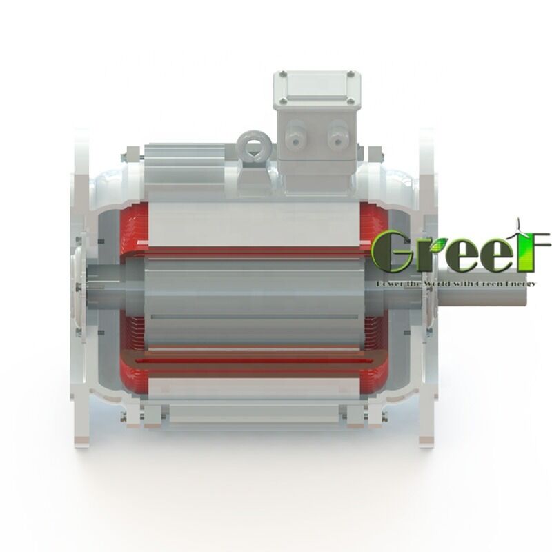 20-3000RRM Rated Rotor Speed 3 Phase AC Permanent Magnet Generator with IP54 Protection and Fan Cooling