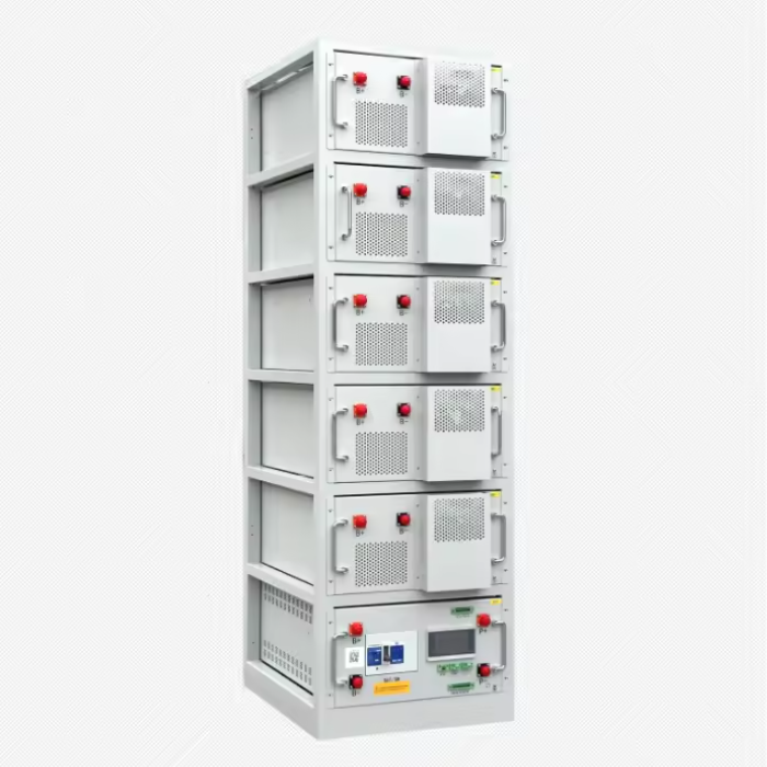 96-768V Voltage système Batterie au lithium haute tension avec 6000 cycles et protection BMS intelligente pour le stockage d'énergie industrielle