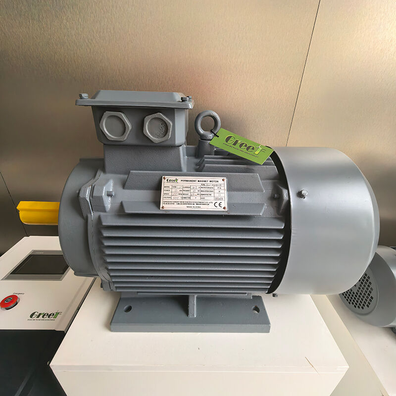 Générateur d'aimants permanents de 12 VAC à 1140 VAC avec ventilateur à refroidissement automatique par eau et classification IP54