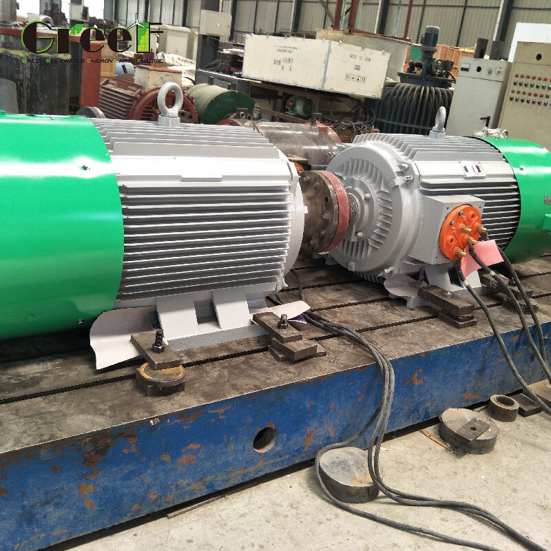 Générateur d'aimants permanents en fonte avec ventilateur de refroidissement et une plage de puissance de 500W-5000kW pour une sortie stable