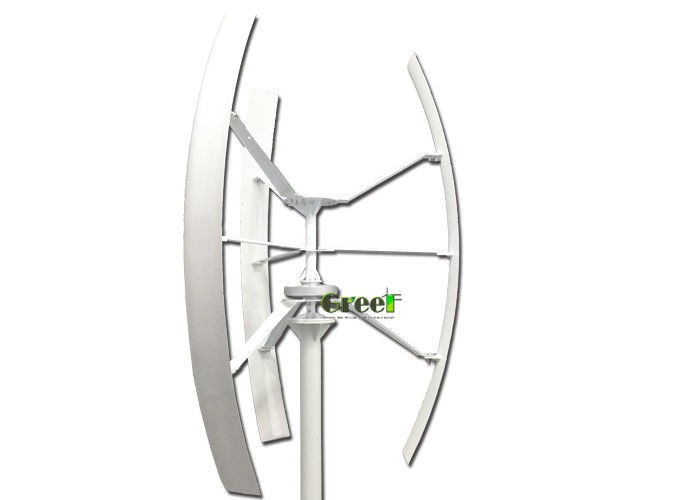 3 m/s Vitesse de vent de démarrage Turbine éolienne à axe vertical 3pcs Pales en PRF pour la production d'énergie éolienne