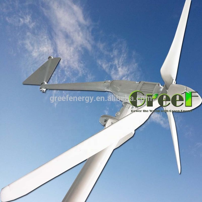 10KW sur la fan de moulin de vent de générateur de turbine de vent d'énergie de grille pour la maison