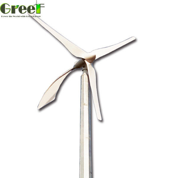 Éolienne marche/arrêt d'axe horizontal d'énergie de grille 1KW 5KW pour la ferme à la maison
