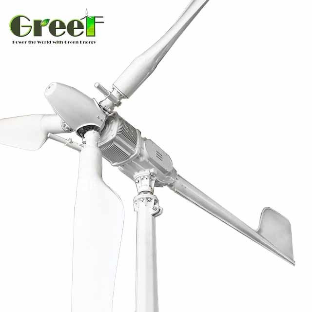 le bas 5kw commencent vers le haut du système industriel de vitesse de turbine de vent d'inverseur de lien hybride solaire de grille