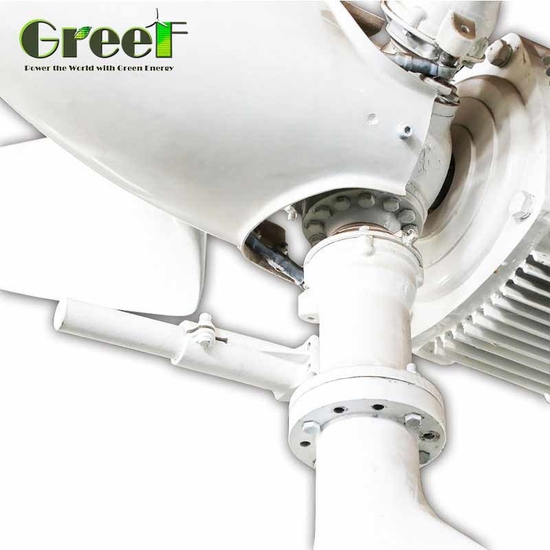 Générateur de turbine horizontal hybride solaire de vent de contrôle de lancement 5kw pour la maison