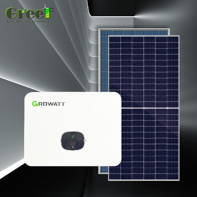 Système solaire connecté au réseau intelligent 1 kW-100 kW Capacité avec comptage net et surveillance du système
